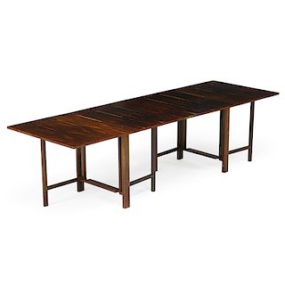 STYLE OF BRUNO MATTHSON DINING TABLE