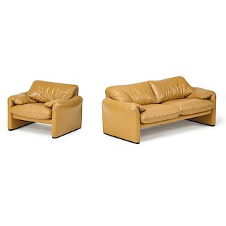 CASSINA SOFA AND LOUNGE CHAIR