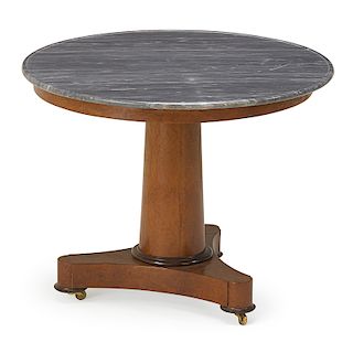 CHARLES X STYLE BIRCH CENTER TABLE