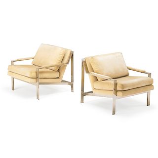 CY MANN PAIR OF LOUNGE CHAIRS