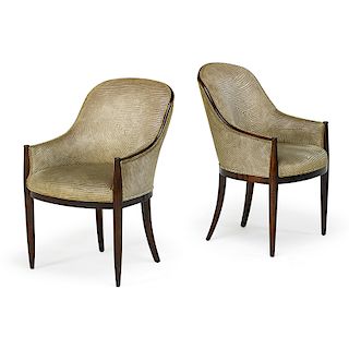 PAIR OF ART DECO SIDE CHAIRS