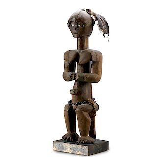 FANG STYLE, FEMALE RELIQUARY GUARDIAN, CAMEROON