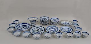Large Estate Group Canton Porcelain Pieces