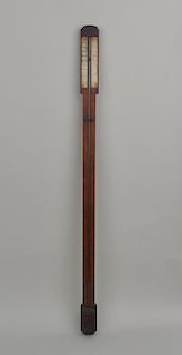 Early English Mahogany Stick Barometer