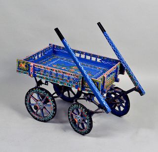 Continental Painted Donkey Cart