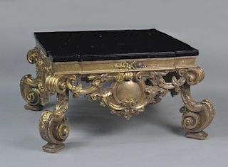 Italianate Style Carved & Gilded M/T Low Table
