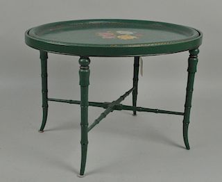 Regency Style Painted Tray/Stand