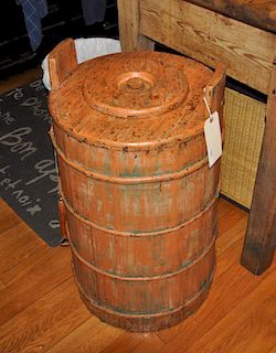 American Country Lidded Butter Churn