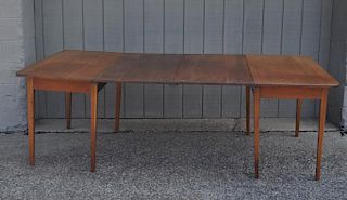 Hepplewhite Style Cherry Two Part Dining Table