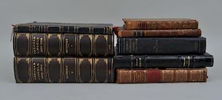 Diverse Lot of Leather Bound Books