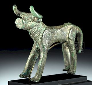 Published Greek Archaic Bronze Bull - ex-Sotheby's