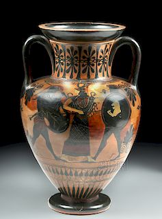 Greek Attic Amphora - Athena, Ajax, Achilles, Herakles