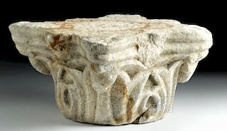 Roman Marble Column Capital - Corinthian Order