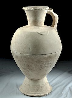 Huge Greco-Phoenician Stone Vessel, 1st Millennium BCE