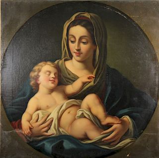 After Raphael, Painting of Mother & Child