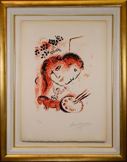 Marc Chagall (1887-1985) 'Couverture' (31/75)
