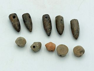 (10) Tairona Ceramic Beads - ca. 1000-1500 AD