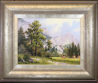 "In the Valley of Yosemite" Robert De Leon