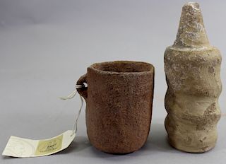 (2) 4th Century BC Pottery Vessels, Ex Christie's