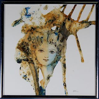 Dorothy Steiner, Watercolor/Ink Collage