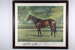 Richard Stone Reeves Framed Equestrian Print
