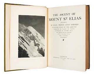 FILIPPI, Filippo de (1869-1938). The Ascent of Mount St. Elias, Alaska. London, 1900. FIRST ENGLISH EDITION.