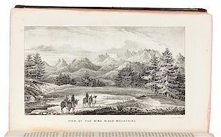 FREMONT, John Charles. Report of The Exploring Expedition to The Rocky Mountains in the year 1842. Washington, D. C., 1845. 1ST