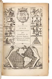 HERRERA Y TORDESILLAS, Antonio de (1559-1625). Description des Indes Occidentales... Amsterdam, 1622. FIRST EDITION IN FRENCH.