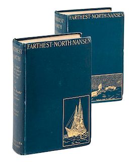 NANSEN, Fridtjof (1861-1930). Farthest North. London, 1897. FIRST EDITION IN ENGLISH.