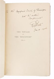 SCOTT, Robert Falcon, Captain (1868-1912). The Voyage of the Discovery. London: Smith, Elder, 1905.