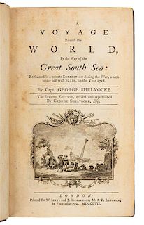 SHELVOCKE, George, Captain (1675-1742). A Voyage Round the World, By the Way of the Great South Sea: performed in a private Expe