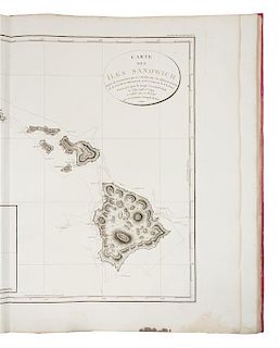 VANCOUVER, George (1757-1798). Voyage de Decouvertes, a l'Ocean Pacifique du Nord. Paris, 1800. FIRST EDITION IN FRENCH.