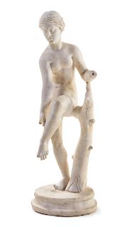 * A Roman Marble Venus Height 35 inches.