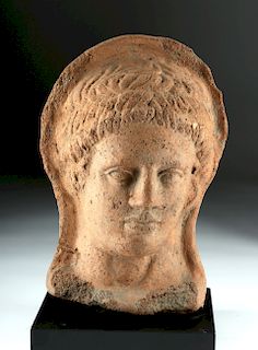 Etruscan Terracotta Head of a Woman