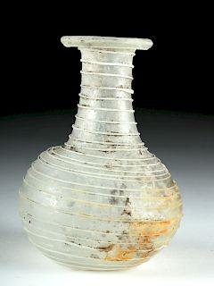 Gorgeous Roman Glass Jar w/ Threadlike Trailing