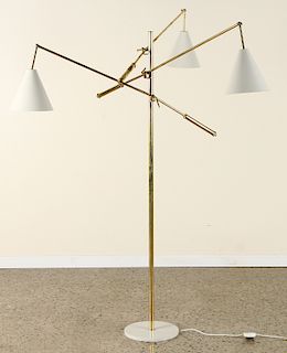 ITALIAN BRASS FLOOR LAMP MANNER ARREDOLUCE