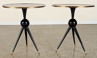 PAIR ANDRE ARBUS STYLE ROSEWOOD TABLES CIRCA 1960