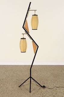 ITALIAN MID CENTURY MODERN IRON FLOOR LAMP C.1960