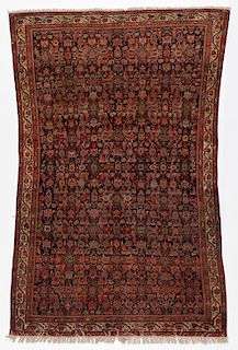 Antique Senneh Rug, Persia: 4'3'' x 6'3''