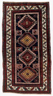 Antique Kazak Rug, Caucasus: 4'2'' x 7'9''
