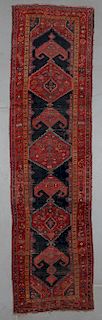 Antique West Persian Kurd Rug: 3'9'' x 13'11''