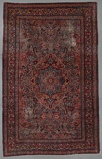 Antique Tabriz Rug: 11'6'' x 18'7''