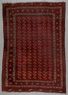 Semi-Antique Turkmen Rug: 8'4'' x 11'4''