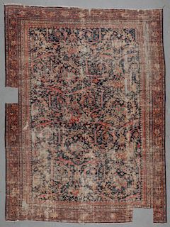 Antique Sultanabad Rug, Persia: 9'10'' x 13'3''