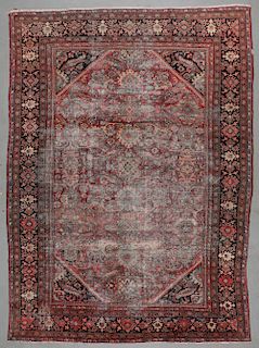 Antique Mahal Rug, Persia: 9'5'' x 12'9''