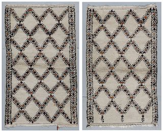 2 Vintage Moroccan Rugs