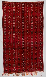 Vintage Moroccan Rug: 5'7'' x 9'7''