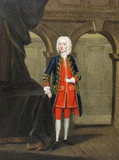 Charles Philips, (British, 1708-1747), Portrait of an English Gentleman, 1733