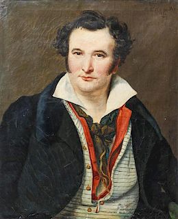 Artist Unknown, (American, 19th century), Portrait of a Man, 1834