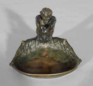 Emmanuel A. Cavacos bronze incense burner